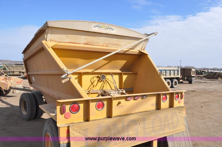 image for item F2213 1981 Load King 1015-R bottom dump pup trailer