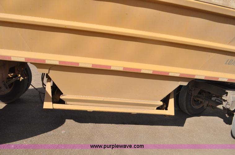 image for item F2213 1981 Load King 1015-R bottom dump pup trailer