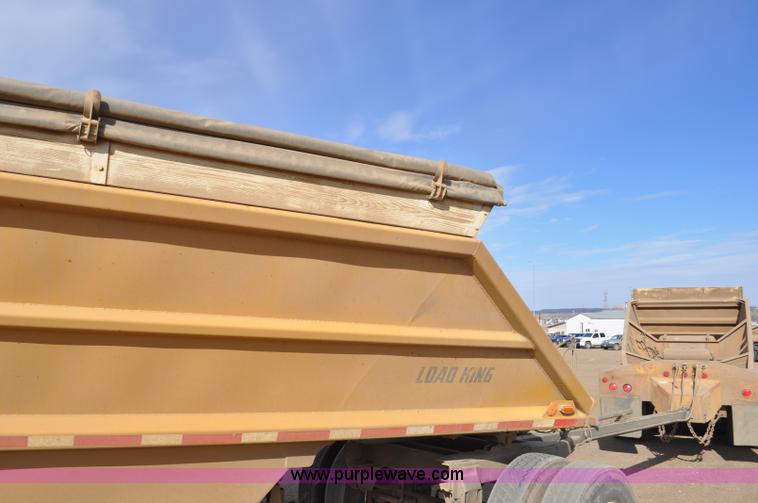 image for item F2213 1981 Load King 1015-R bottom dump pup trailer