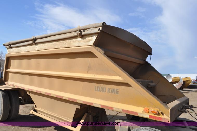image for item F2213 1981 Load King 1015-R bottom dump pup trailer