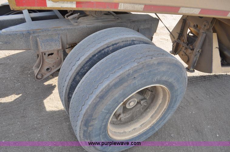 image for item F2213 1981 Load King 1015-R bottom dump pup trailer