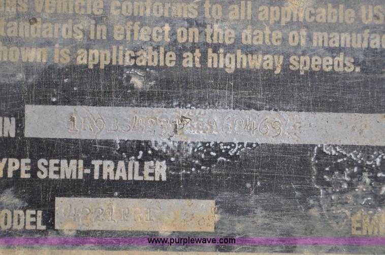 image for item F2214 1999 R-way 4221PRI bottom dump trailer