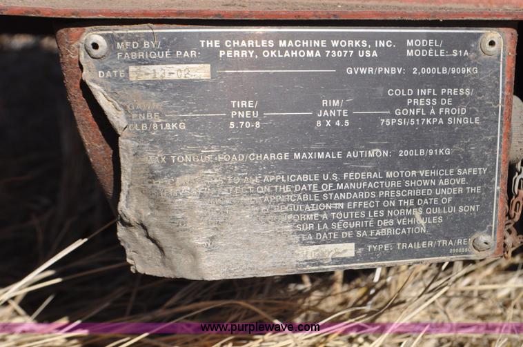 image for item F2240 2002 Ditch Witch 1230H trencher