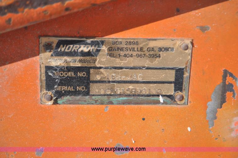 image for item F2253 Norton Clipper C-162-JAC concrete saw
