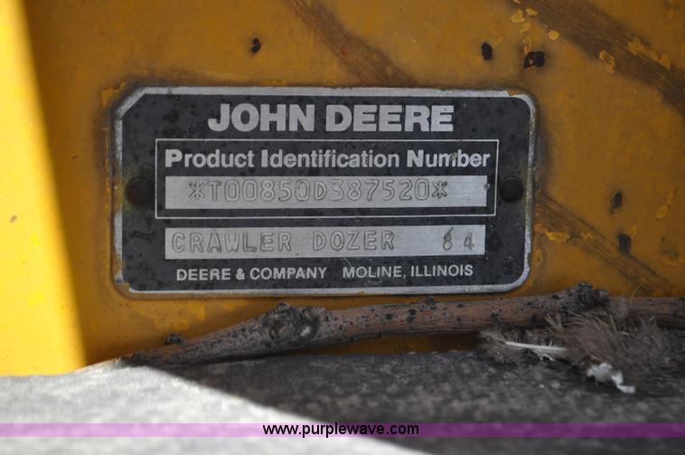image for item F2264 1984 John Deere 850 dozer