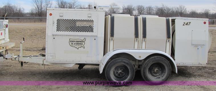 image for item F8949 1996 Sewer Equipment Co. of America 747 sewer jet machine