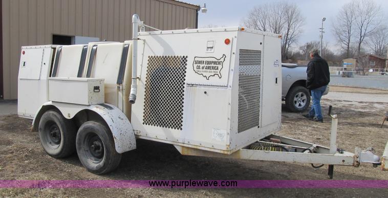 image for item F8949 1996 Sewer Equipment Co. of America 747 sewer jet machine
