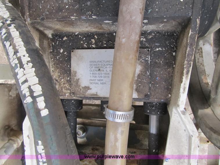 image for item F8949 1996 Sewer Equipment Co. of America 747 sewer jet machine