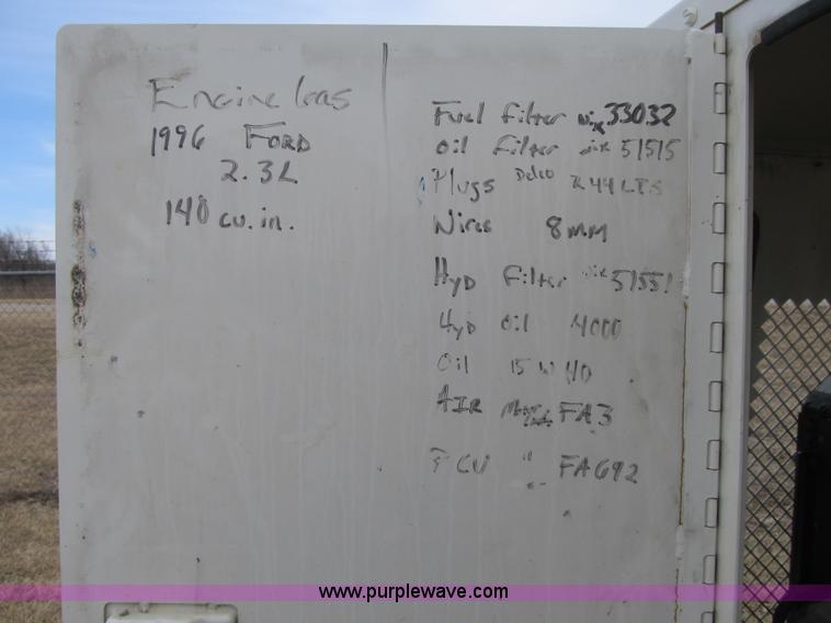 image for item F8949 1996 Sewer Equipment Co. of America 747 sewer jet machine