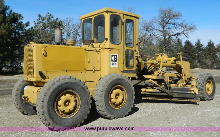 image for item H2251 1965 Caterpillar 12E motor grader