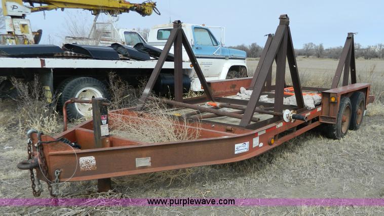 image for item H2262 2002 Belshe utility trailer