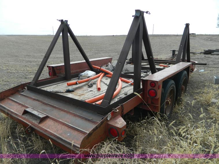 image for item H2262 2002 Belshe utility trailer