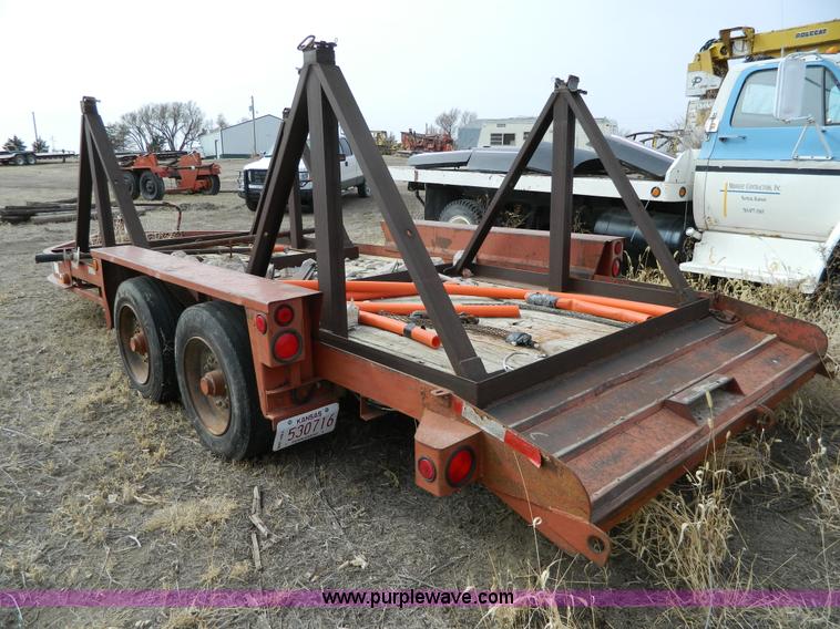 image for item H2262 2002 Belshe utility trailer