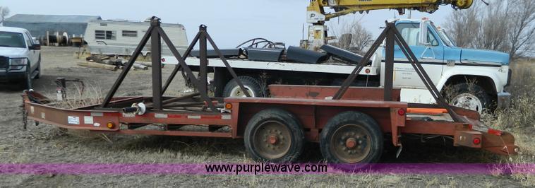 image for item H2262 2002 Belshe utility trailer