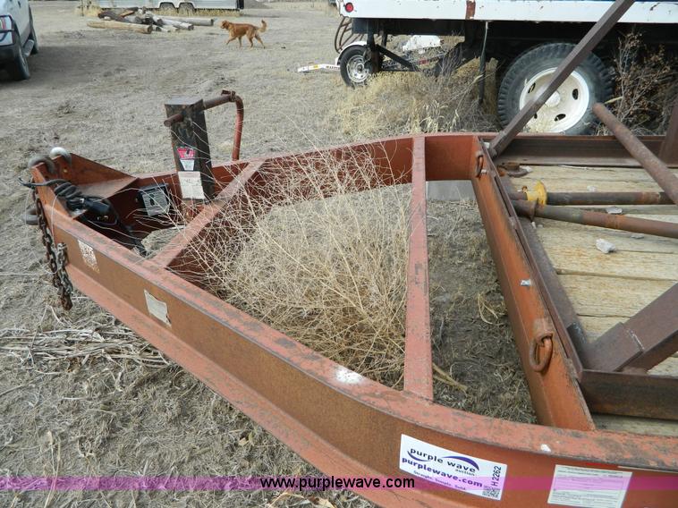 image for item H2262 2002 Belshe utility trailer