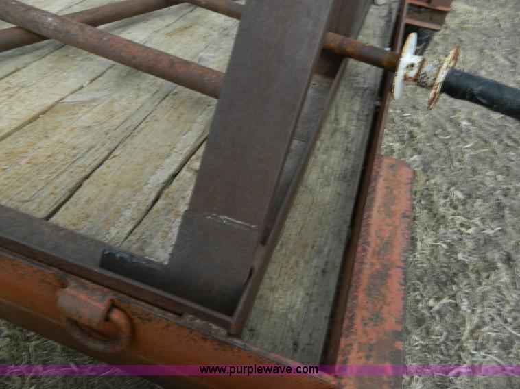 image for item H2262 2002 Belshe utility trailer