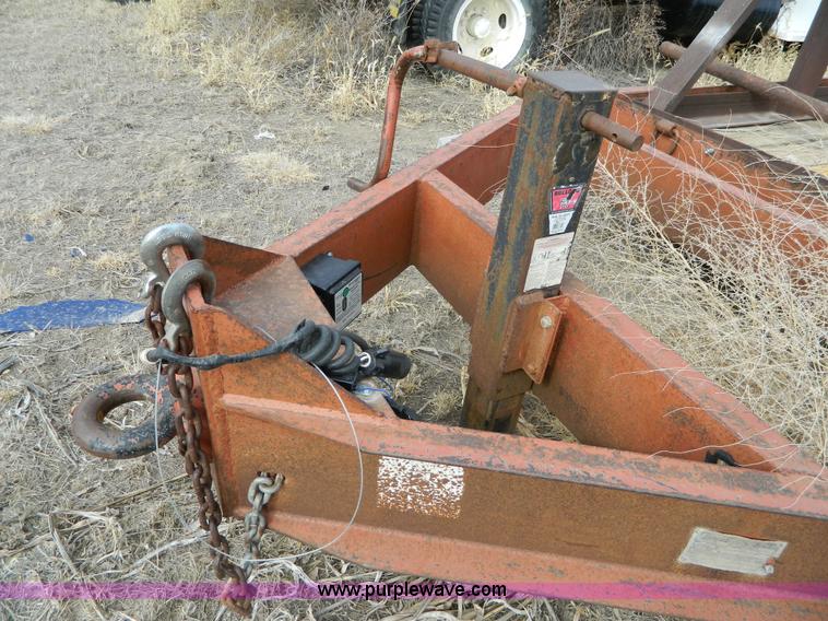 image for item H2262 2002 Belshe utility trailer