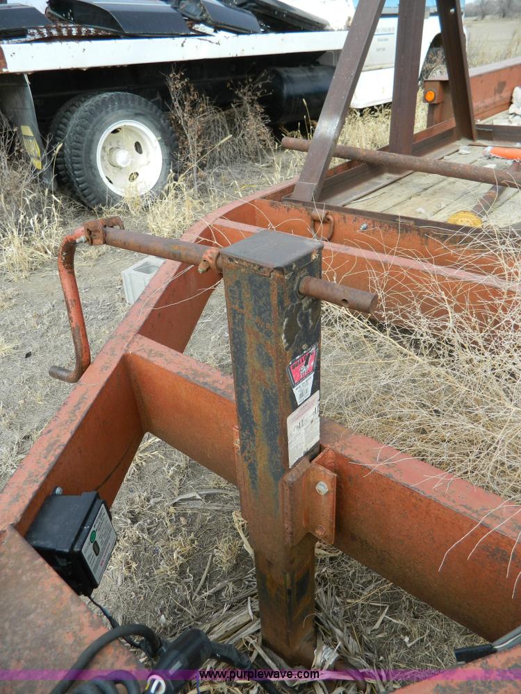 image for item H2262 2002 Belshe utility trailer