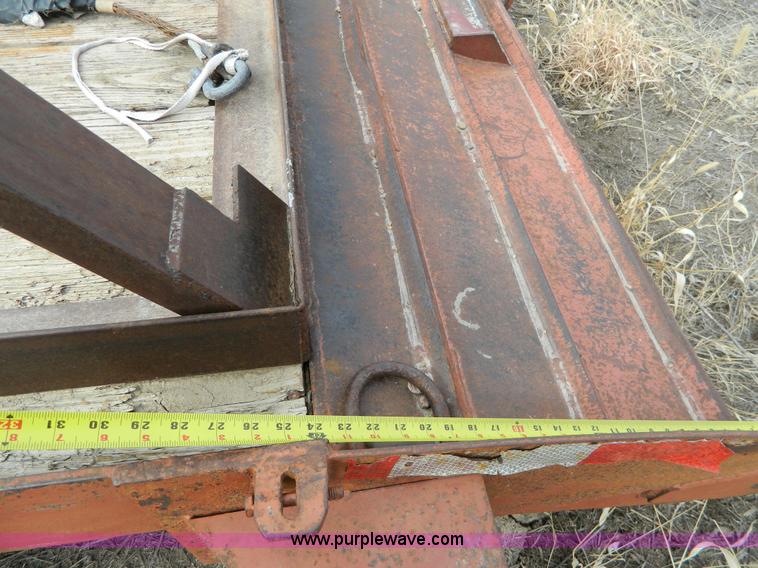 image for item H2262 2002 Belshe utility trailer