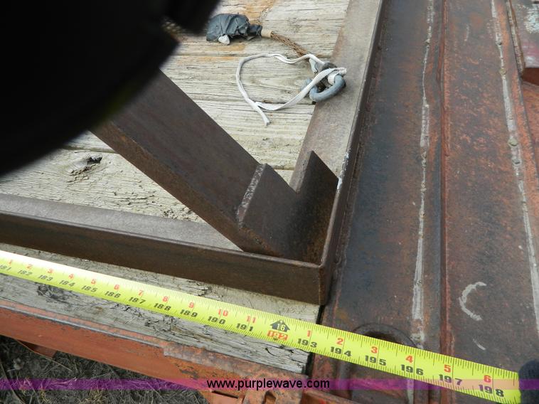 image for item H2262 2002 Belshe utility trailer