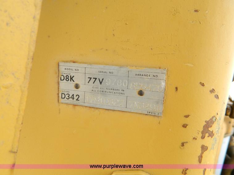 image for item H2263 1978 Caterpillar D8K cable plow