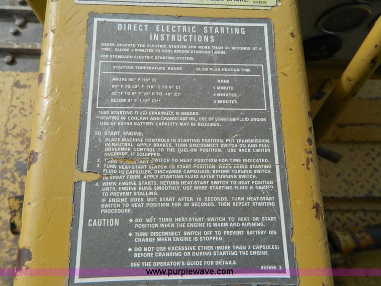 image for item H2263 1978 Caterpillar D8K cable plow