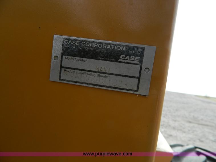 image for item H2265 1996 Case Maxi Sneaker Series C articulated cable plow