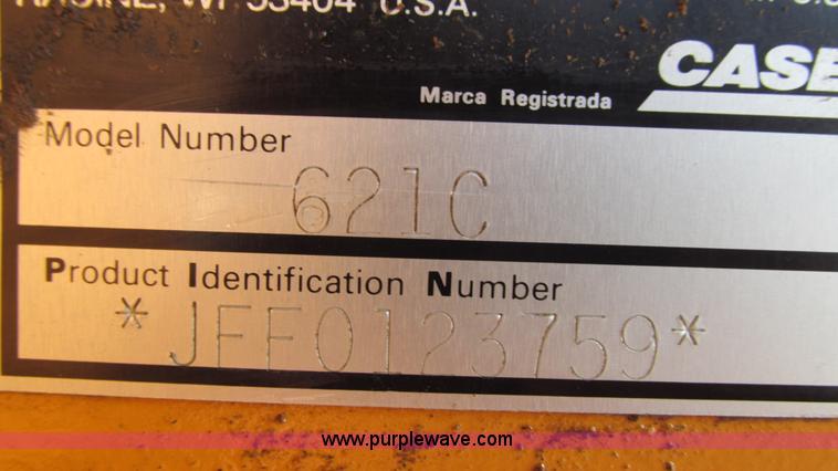 image for item I3091 2000 Case 621C wheel loader