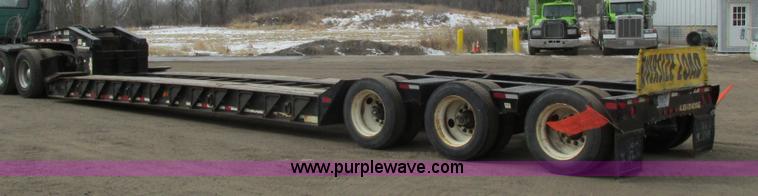 image for item I3785 2001 Load King lowboy trailer