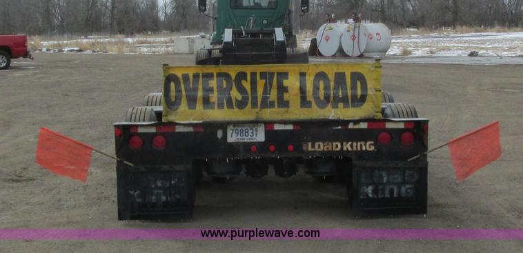 image for item I3785 2001 Load King lowboy trailer