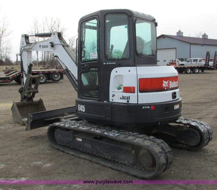 image for item I3790 2011 Bobcat E45M-ZT compact excavator