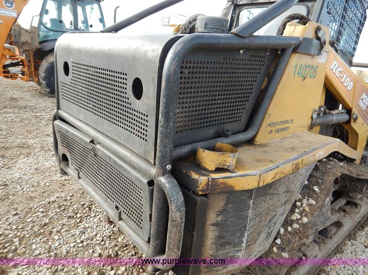 image for item I5069 2007 ASV RC100 R series posi-track skid steer with mulcher attachment