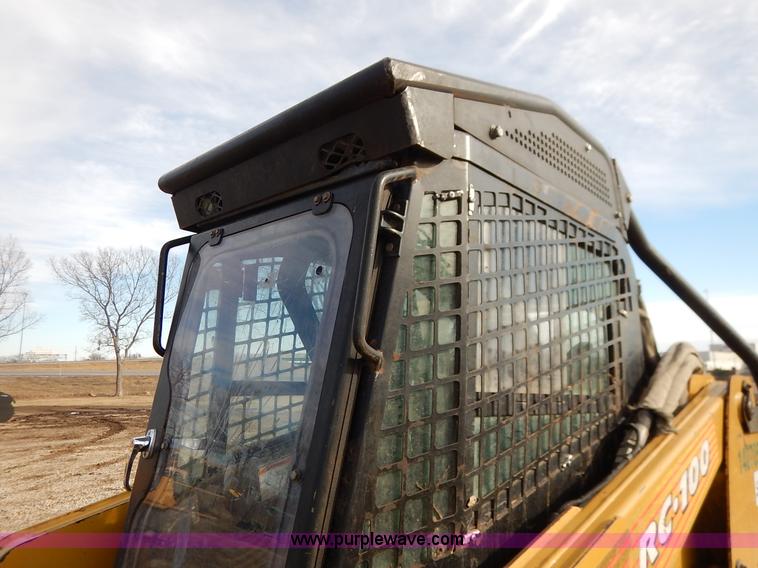 image for item I5069 2007 ASV RC100 R series posi-track skid steer with mulcher attachment