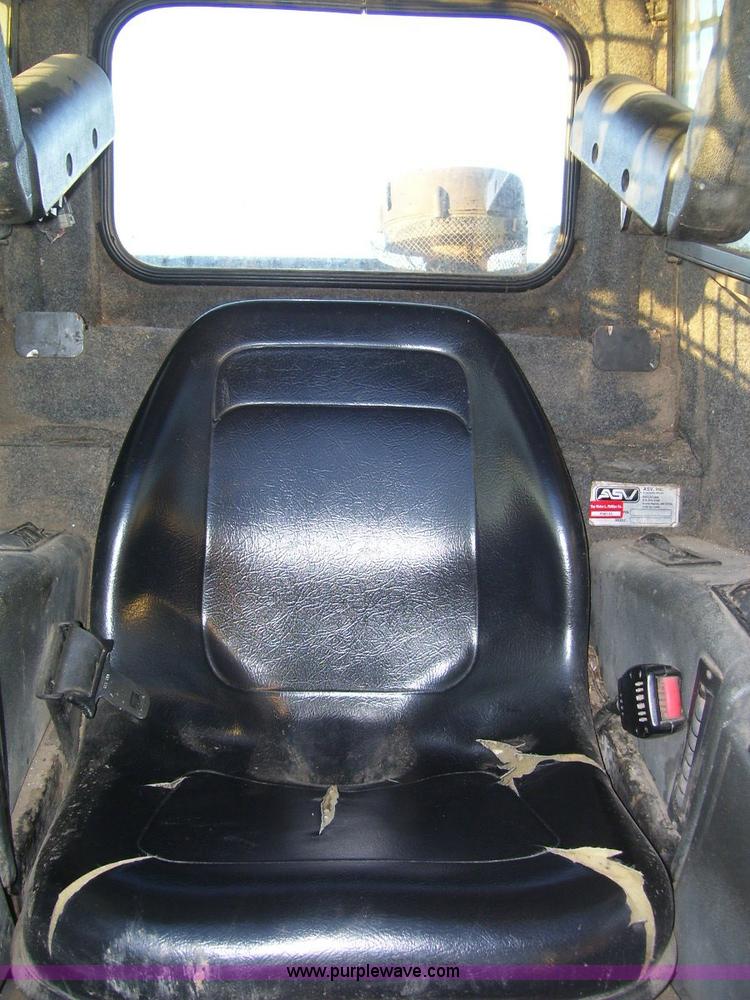 image for item I5069 2007 ASV RC100 R series posi-track skid steer with mulcher attachment