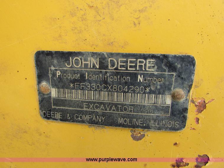 image for item I6615 2005 John Deere 330C LC excavator