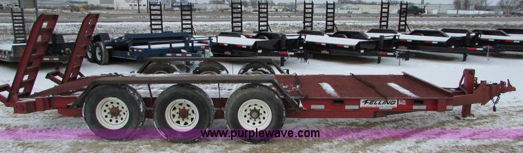 image for item I6630 1994 Felling FT-20-3 equipment trailer
