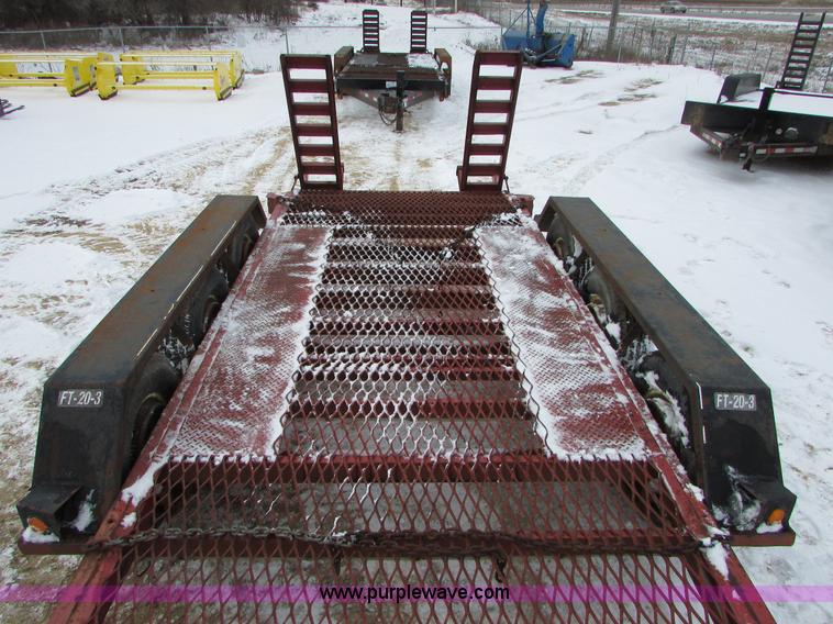 image for item I6630 1994 Felling FT-20-3 equipment trailer
