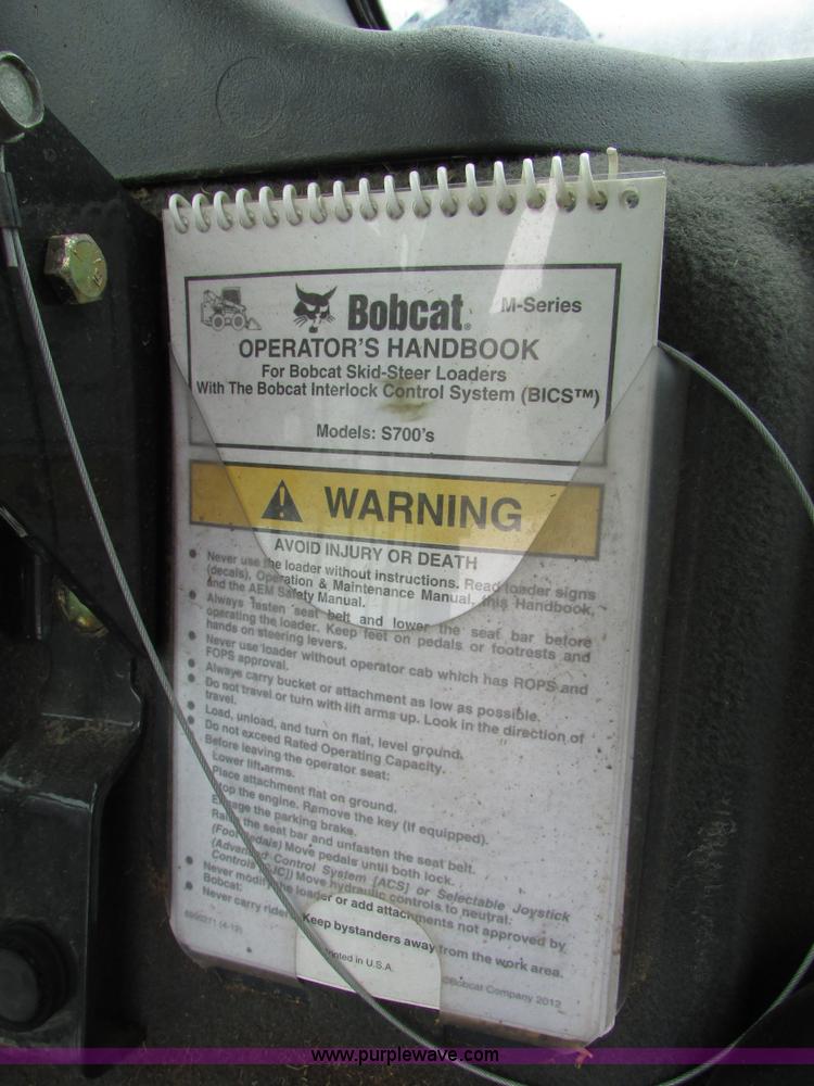 image for item I6639 2013 Bobcat S750 skid steer