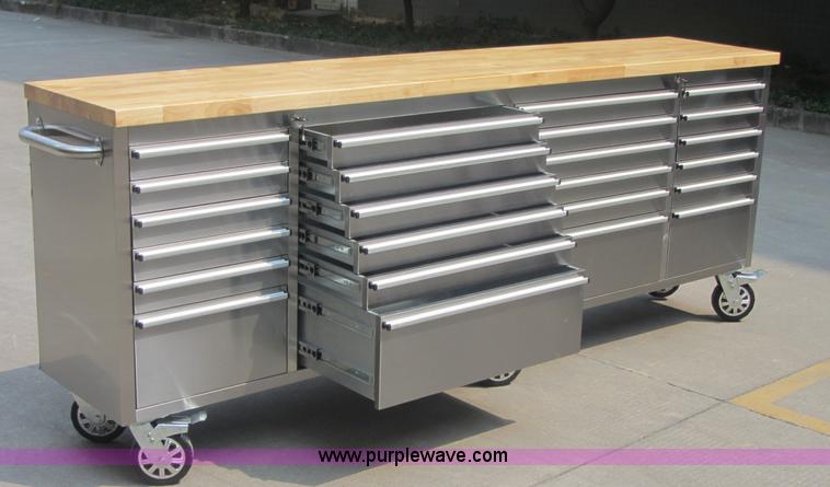 image for item K2517 Siebel 24 96" stainless steel work bench
