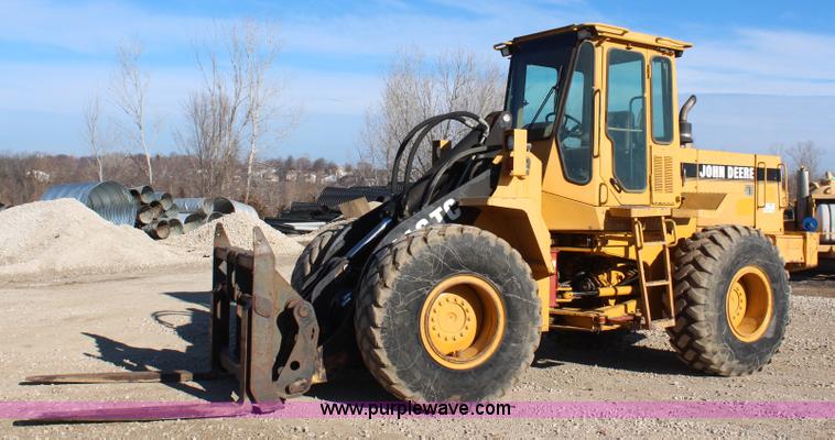 image for item K7144 1997 John Deere 544G TC wheel loader