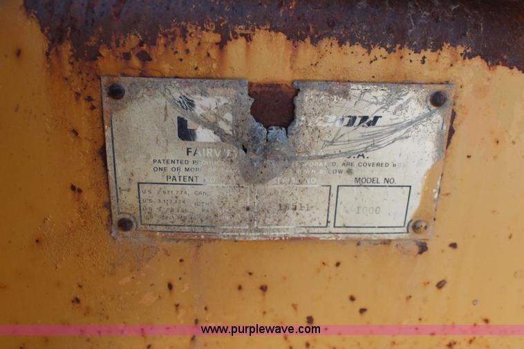 image for item K7147 Waldon 1000 sweeper