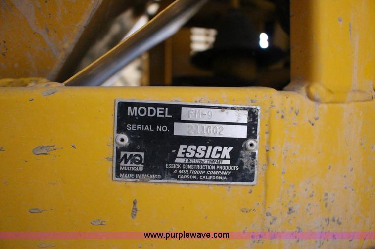 image for item L6667 Essick FM9 grout pump