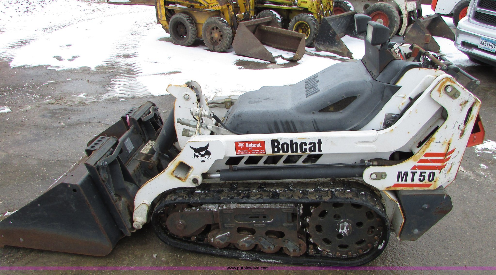 2002 Bobcat MT50 mini track loader in Mankato, MN Item I6629 sold