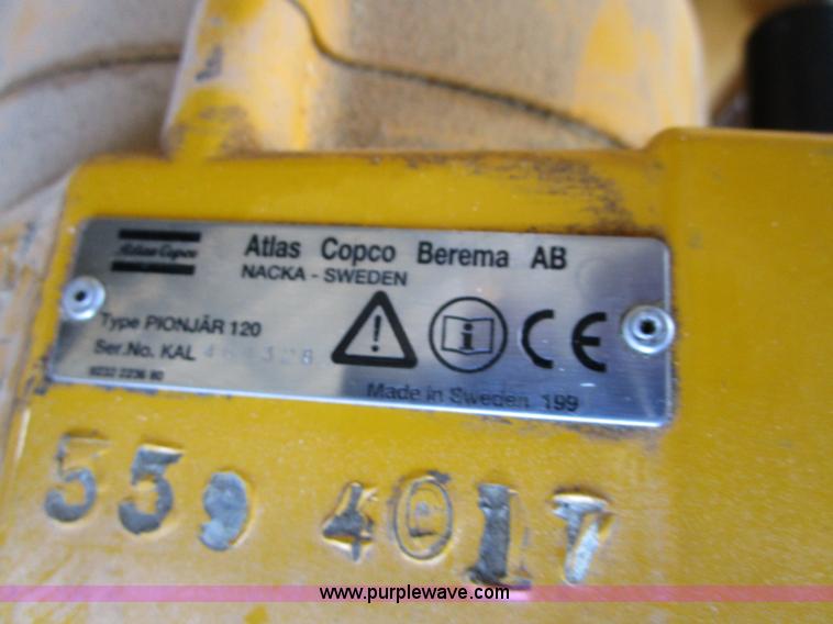 image for item BA9378 1997 Poinjar 120 drill