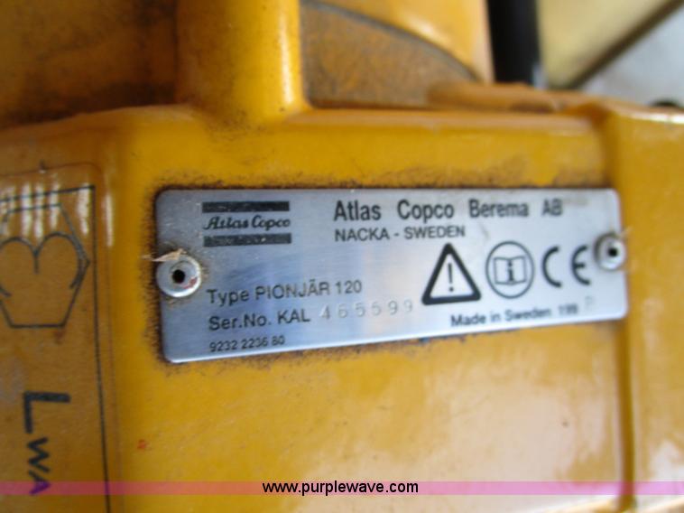 image for item BA9379 1999 Poinjar 120 drill