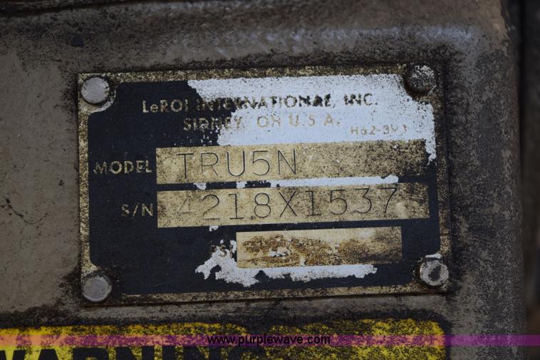 image for item BA9819 1994 Wayne TRU5N air compressor