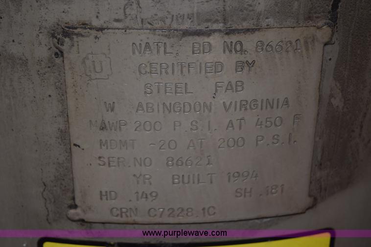 image for item BA9819 1994 Wayne TRU5N air compressor