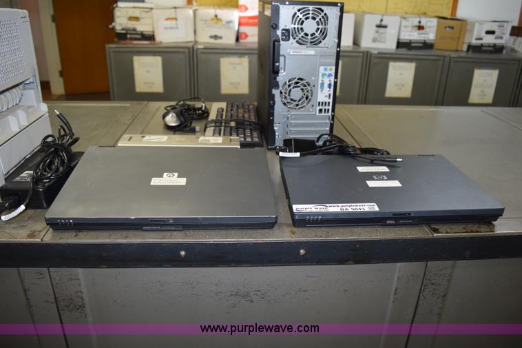 image for item BA9843 (2) HP laptops
