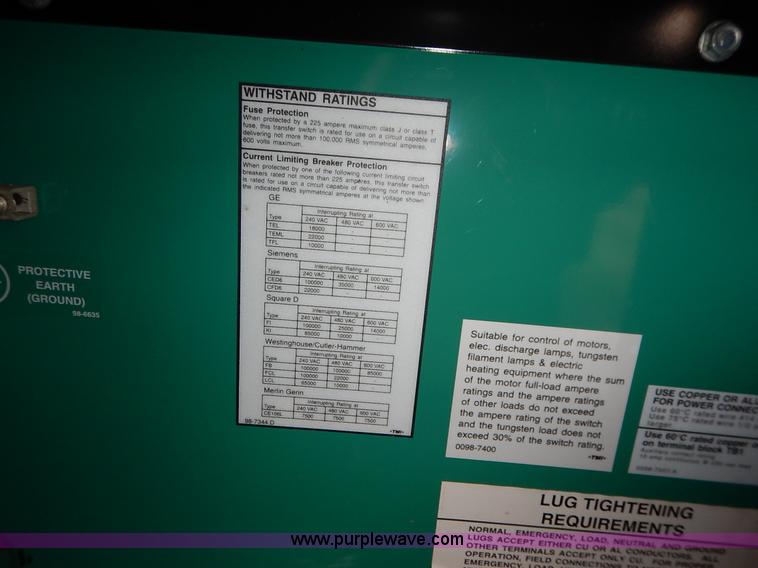 image for item BC9677 Onan generator