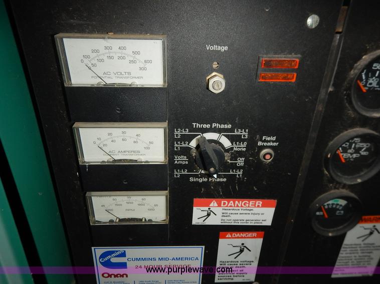 image for item BC9678 Onan generator